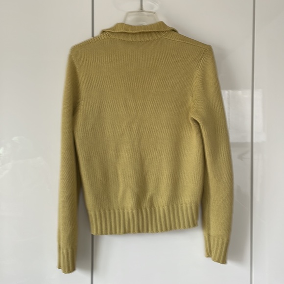 J Crew Sweater Color- Yellow/Green Size-Medium - Picture 11 of 12